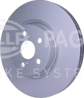 HELLA 8DD 355 111-651 - Спирачен диск vvparts.bg