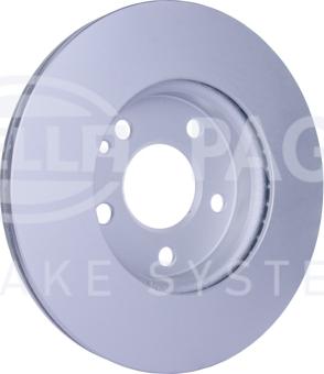 HELLA 8DD 355 111-061 - Спирачен диск vvparts.bg