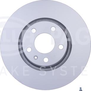 HELLA 8DD 355 111-141 - Спирачен диск vvparts.bg