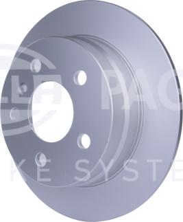 HELLA 8DD 355 111-101 - Спирачен диск vvparts.bg