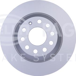 HELLA 8DD 355 111-181 - Спирачен диск vvparts.bg