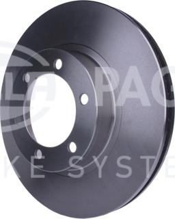 HELLA 8DD 355 111-861 - Спирачен диск vvparts.bg