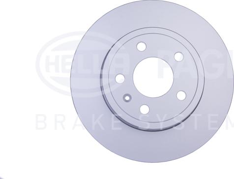 HELLA 8DD 355 111-811 - Спирачен диск vvparts.bg