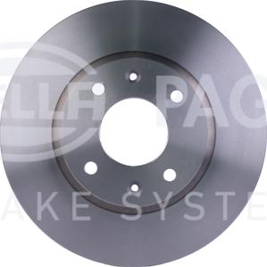 HELLA 8DD 355 111-771 - Спирачен диск vvparts.bg