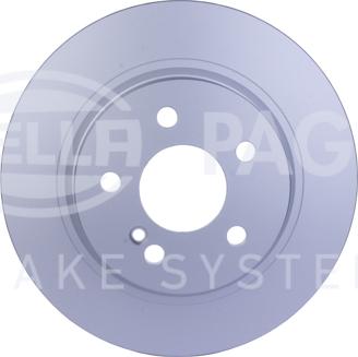 HELLA 8DD 355 118-941 - Спирачен диск vvparts.bg