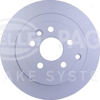 HELLA 8DD 355 118-911 - Спирачен диск vvparts.bg