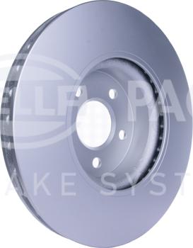 HELLA 8DD 355 118-931 - Спирачен диск vvparts.bg