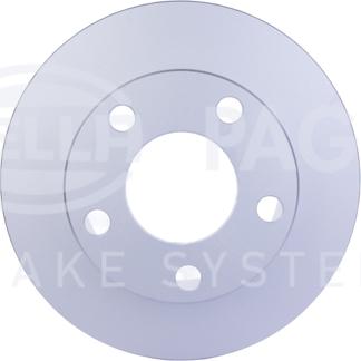 HELLA 8DD 355 118-581 - Спирачен диск vvparts.bg