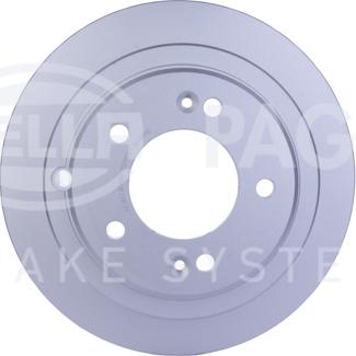 HELLA 8DD 355 118-091 - Спирачен диск vvparts.bg