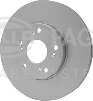 HELLA 8DD 355 118-191 - Спирачен диск vvparts.bg