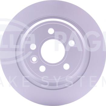 HELLA 8DD 355 118-841 - Спирачен диск vvparts.bg