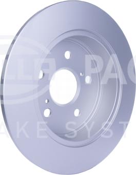 HELLA 8DD 355 118-881 - Спирачен диск vvparts.bg