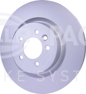 HELLA 8DD 355 118-871 - Спирачен диск vvparts.bg