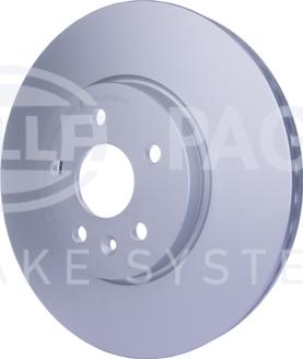 HELLA 8DD 355 118-391 - Спирачен диск vvparts.bg