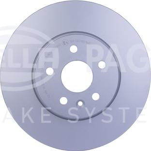 HELLA 8DD 355 118-391 - Спирачен диск vvparts.bg