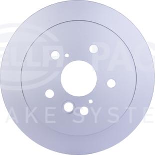 HELLA 8DD 355 118-721 - Спирачен диск vvparts.bg