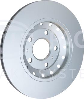 HELLA 8DD 355 113-342 - Спирачен диск vvparts.bg