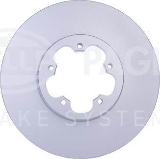 HELLA 8DD 355 113-281 - Спирачен диск vvparts.bg