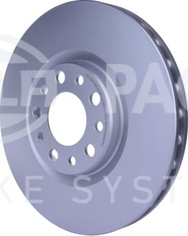 HELLA 8DD 355 112-511 - Спирачен диск vvparts.bg