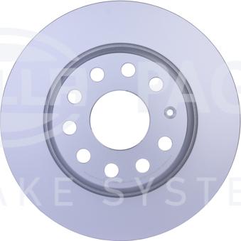 HELLA 8DD 355 112-141 - Спирачен диск vvparts.bg