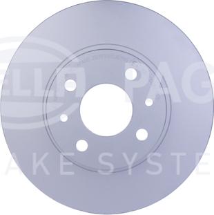 HELLA 8DD 355 117-931 - Спирачен диск vvparts.bg