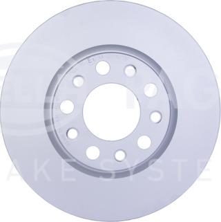 HELLA 8DD 355 117-231 - Спирачен диск vvparts.bg