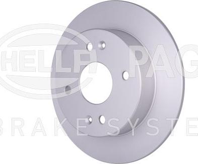 HELLA 8DD 355 133-171 - Спирачен диск vvparts.bg