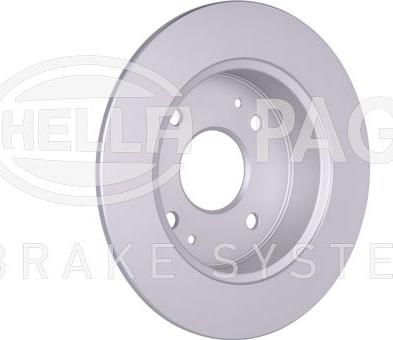 HELLA 8DD 355 133-171 - Спирачен диск vvparts.bg