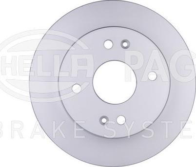 HELLA 8DD 355 133-171 - Спирачен диск vvparts.bg