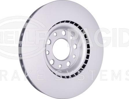 HELLA 8DD 355 133-701 - Спирачен диск vvparts.bg