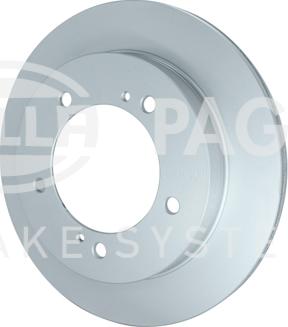 HELLA 8DD 355 132-911 - Спирачен диск vvparts.bg