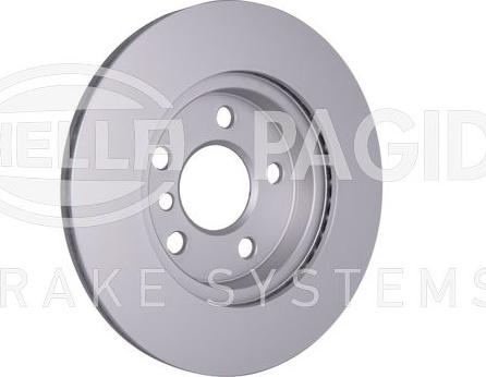 HELLA 8DD 355 132-541 - Спирачен диск vvparts.bg