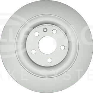 HELLA 8DD 355 132-071 - Спирачен диск vvparts.bg