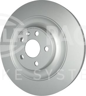 HELLA 8DD 355 132-071 - Спирачен диск vvparts.bg