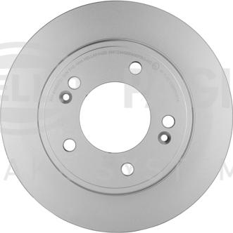 HELLA 8DD 355 129-451 - Спирачен диск vvparts.bg