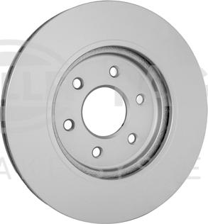 HELLA 8DD 355 129-561 - Спирачен диск vvparts.bg