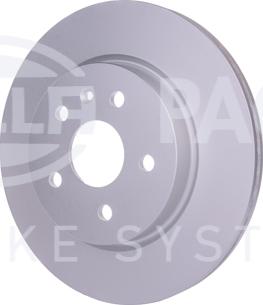 HELLA 8DD 355 129-101 - Спирачен диск vvparts.bg