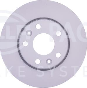 HELLA 8DD 355 129-121 - Спирачен диск vvparts.bg