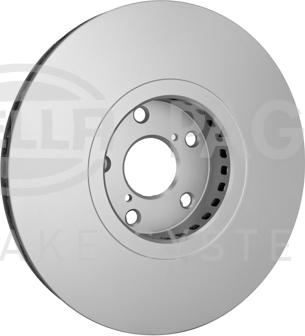 HELLA 8DD 355 129-841 - Спирачен диск vvparts.bg