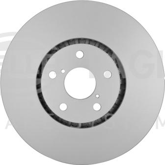 HELLA 8DD 355 129-841 - Спирачен диск vvparts.bg