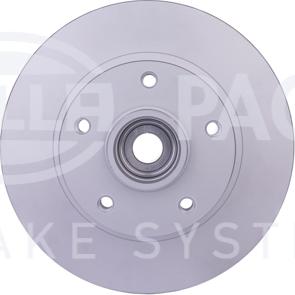 HELLA 8DD 355 129-871 - Спирачен диск vvparts.bg