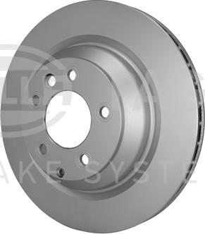 HELLA 8DD 355 129-721 - Спирачен диск vvparts.bg