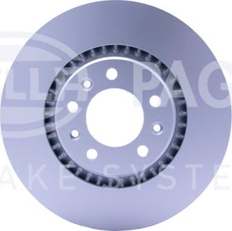 HELLA 8DD 355 125-401 - Спирачен диск vvparts.bg