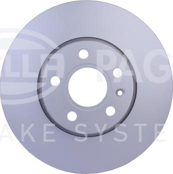 HELLA 8DD 355 125-481 - Спирачен диск vvparts.bg