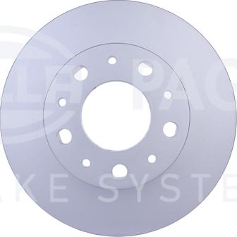 HELLA 8DD 355 125-421 - Спирачен диск vvparts.bg