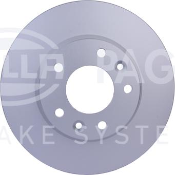 HELLA 8DD 355 125-591 - Спирачен диск vvparts.bg