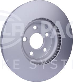 HELLA 8DD 355 125-511 - Спирачен диск vvparts.bg