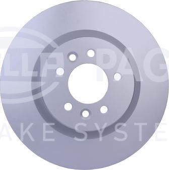 HELLA 8DD 355 125-251 - Спирачен диск vvparts.bg