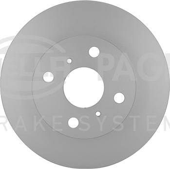 HELLA 8DD 355 126-961 - Спирачен диск vvparts.bg