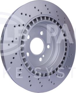 HELLA 8DD 355 126-401 - Спирачен диск vvparts.bg